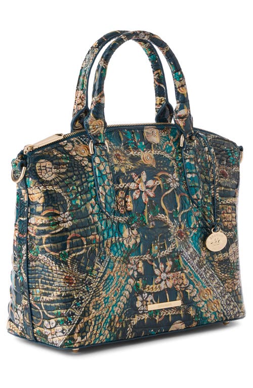 Brahmin Duxbury Croc Embossed Leather Satchel In Pattern
