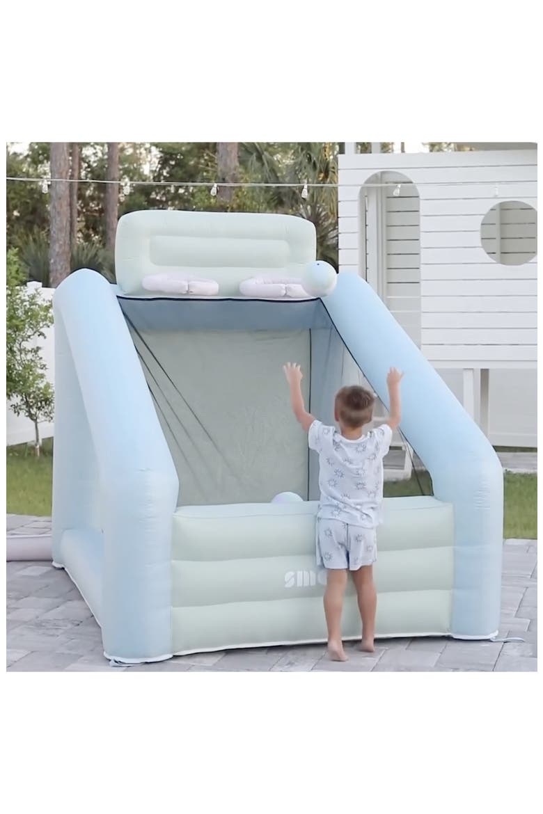 Inflatable Dual Shot Toy, Alternate, color, BLUE