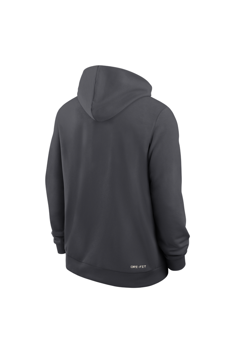 Men's Nike  Anthracite Alabama Crimson Tide 2026 Sideline Standard Issue Dri-FIT Full-Zip Hoodie, Alternate, color, Anthracite