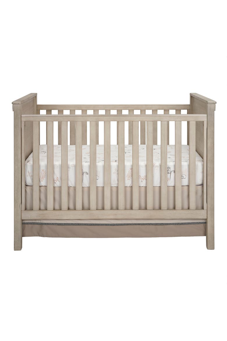 Treetop Fox Woodland Breathable Cotton Fitted Crib/Toddler Sheet, Alternate, color, Cream