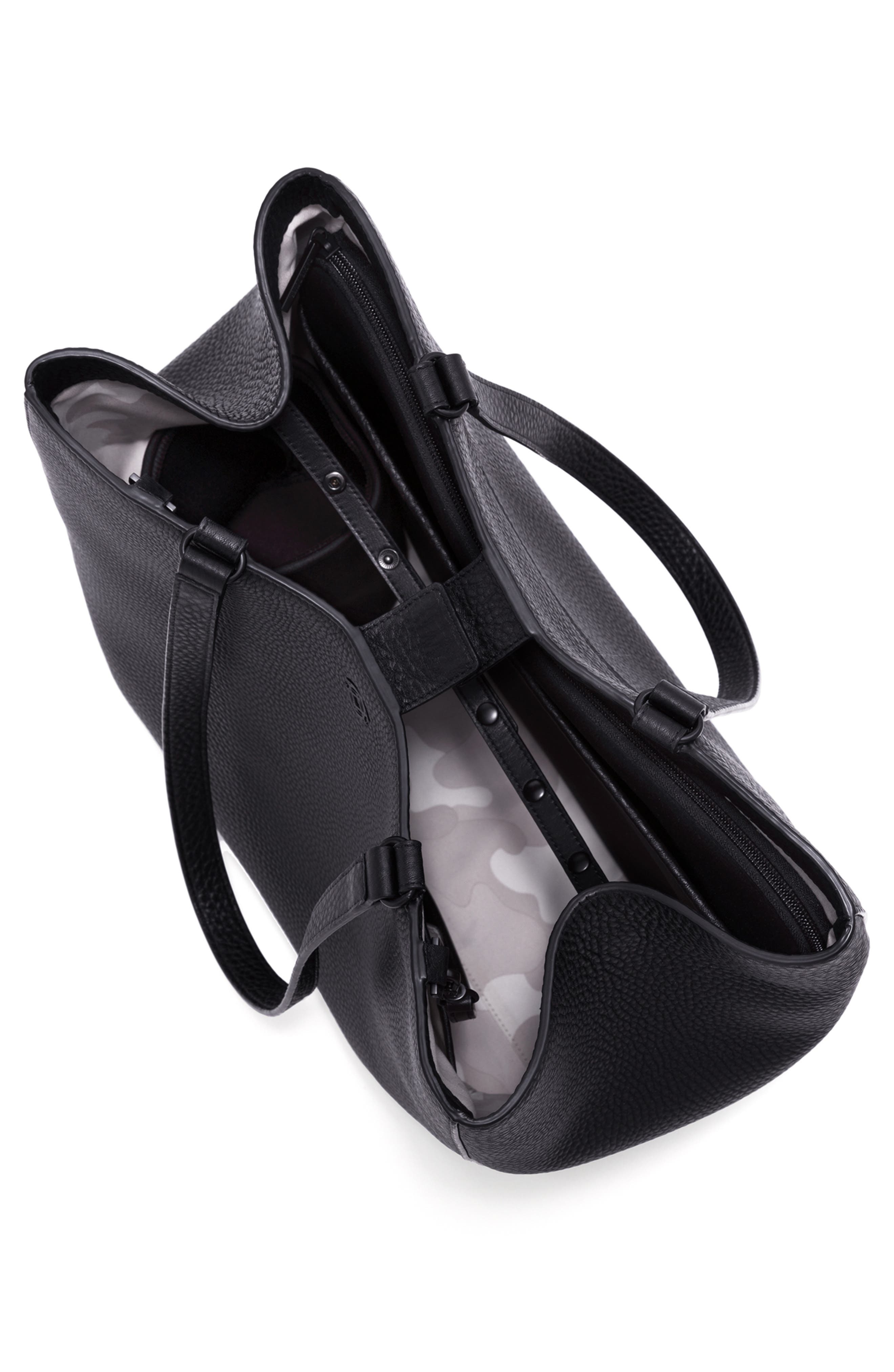 Dagne Dover Large Allyn Leather Tote, Alternate, color, 