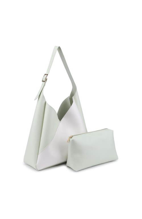 Moda Luxe Frankie Hobo In Ivory Pistachio
