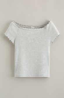 Kids' Lettuce Edge Rib T-Shirt