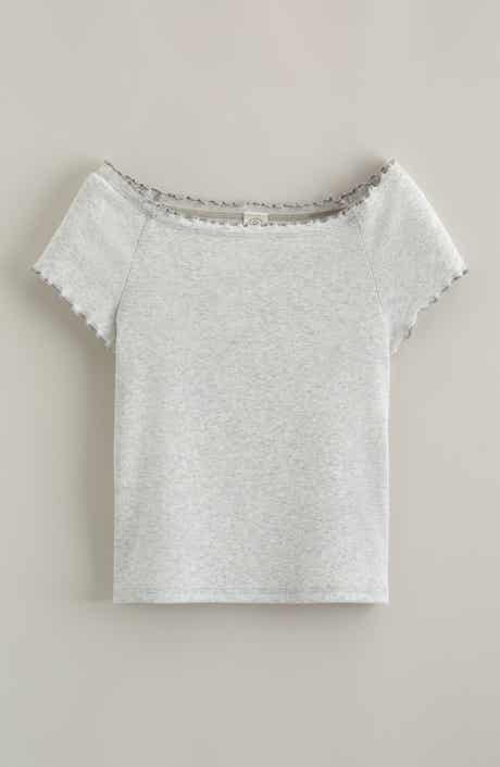Kids' Lettuce Edge Rib T-Shirt