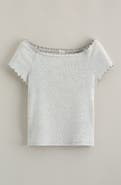 Treasure & Bond Kids' Lettuce Edge Rib T-Shirt