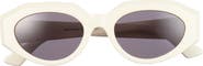 Bottega Veneta 52mm Oval Sunglasses