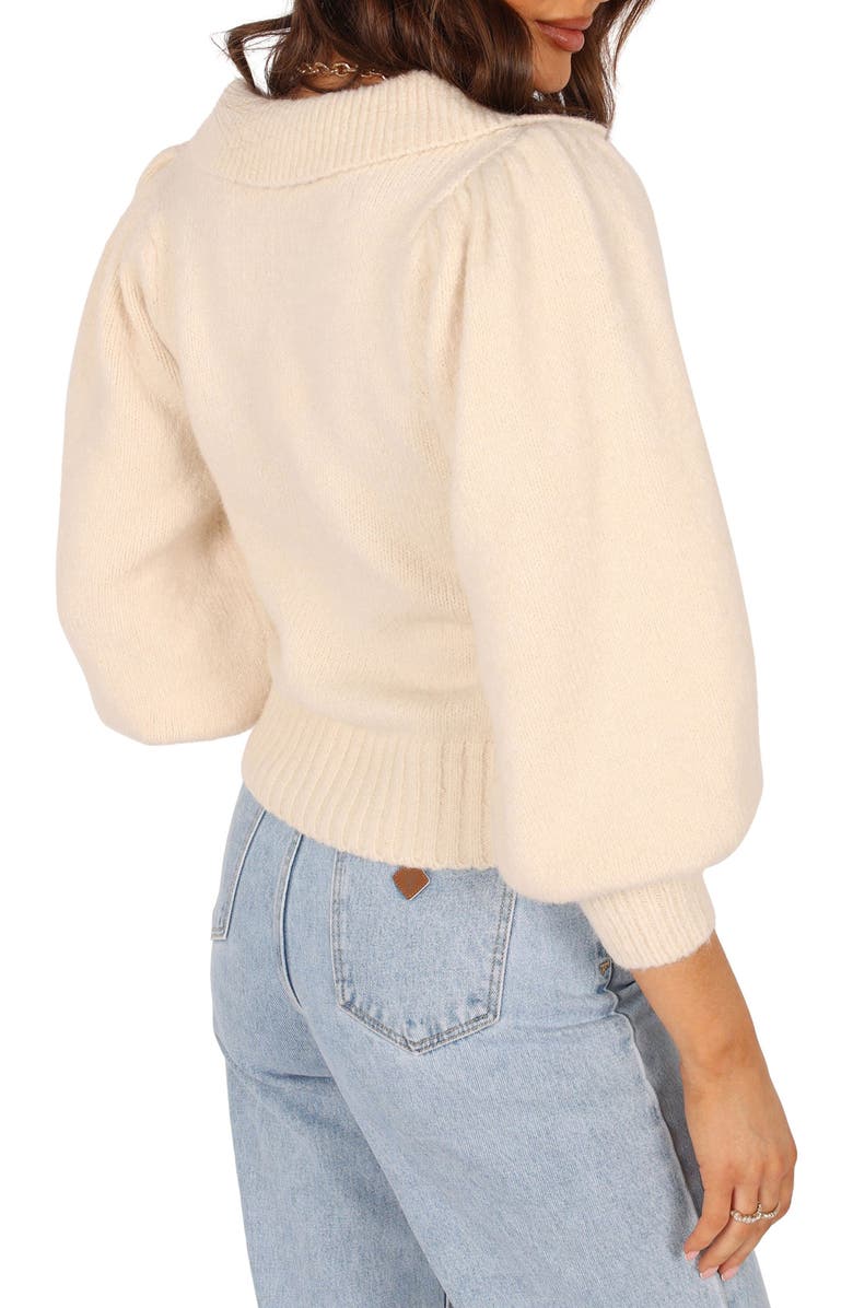 Petal & Pup Kahlani Button Detail Sweater, Alternate, color, Cream