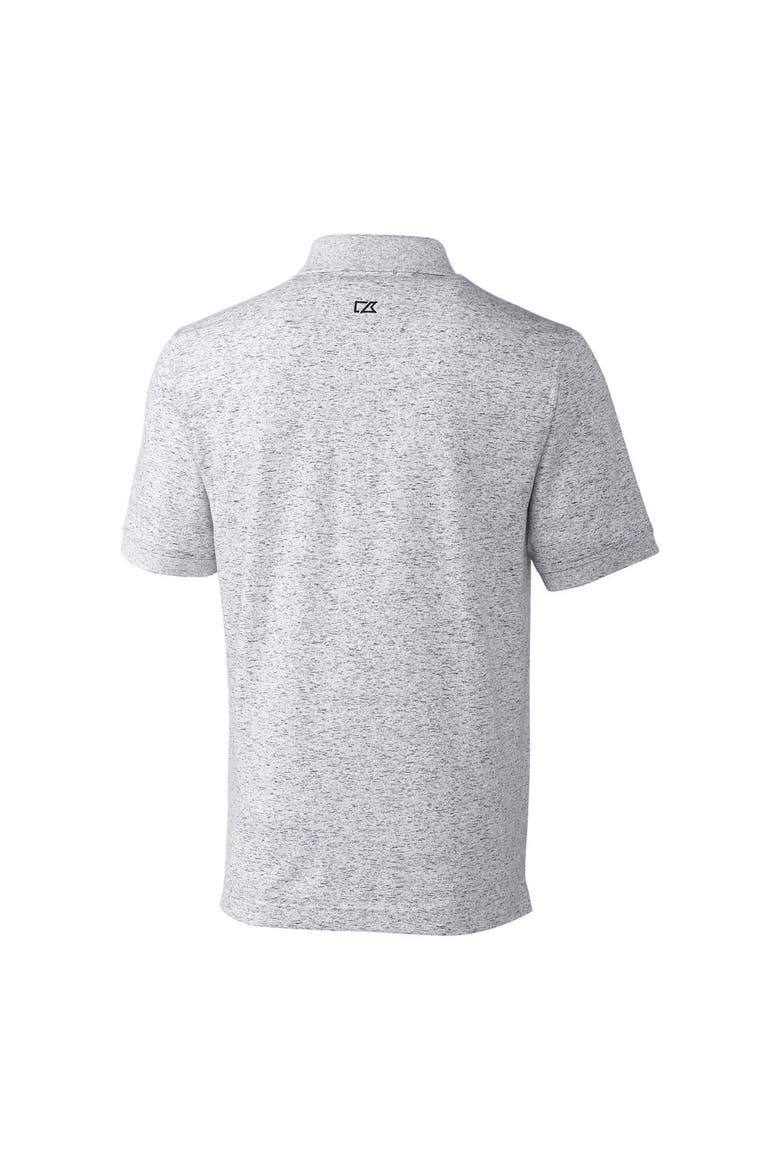 Men's Cutter & Buck Steel New York Giants Advantage Tri-Blend Space Dye Throwback Polo, Alternate, color, Steel