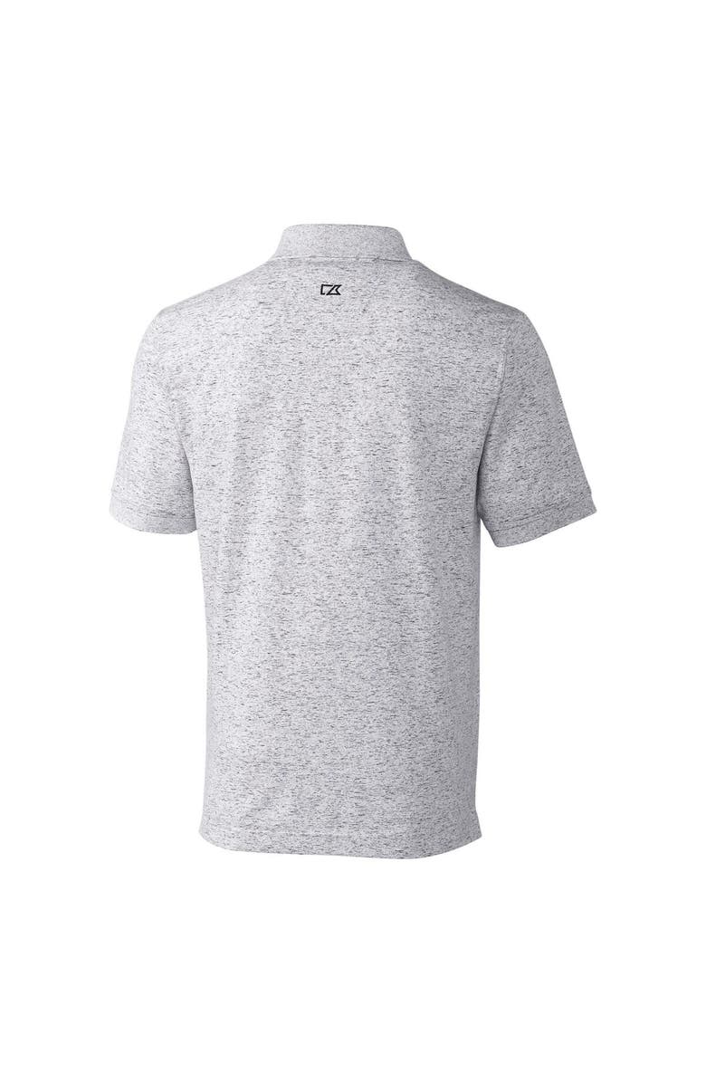 Cutter & Buck Men's Cutter & Buck Steel New York Giants Advantage Tri-Blend Space Dye Throwback Polo, Alternate, color, 