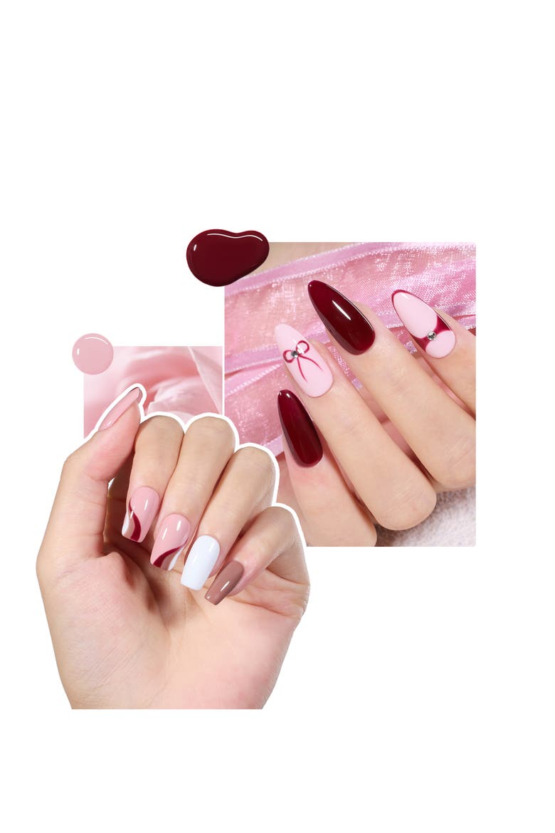 Neutral Gel Polish Set 6 Colors, Alternate, color, Nude Pink Brown