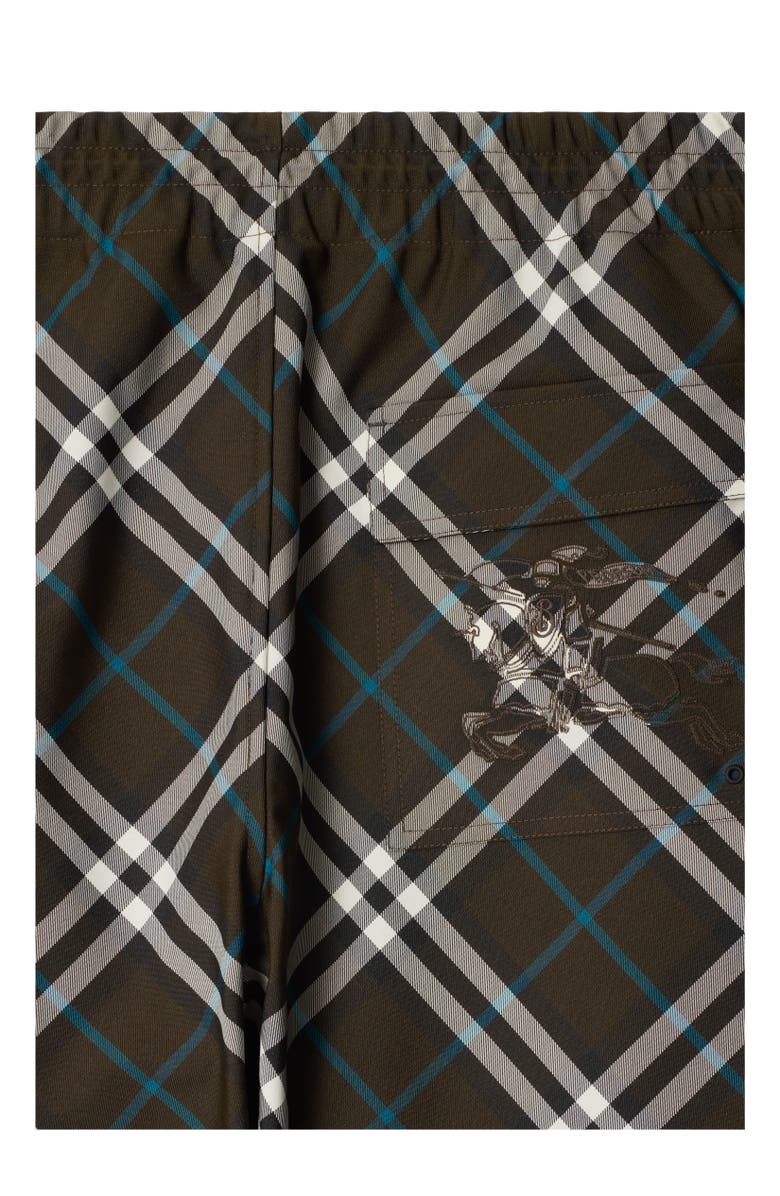 Burberry Check Twill Trousers, Alternate, color, 