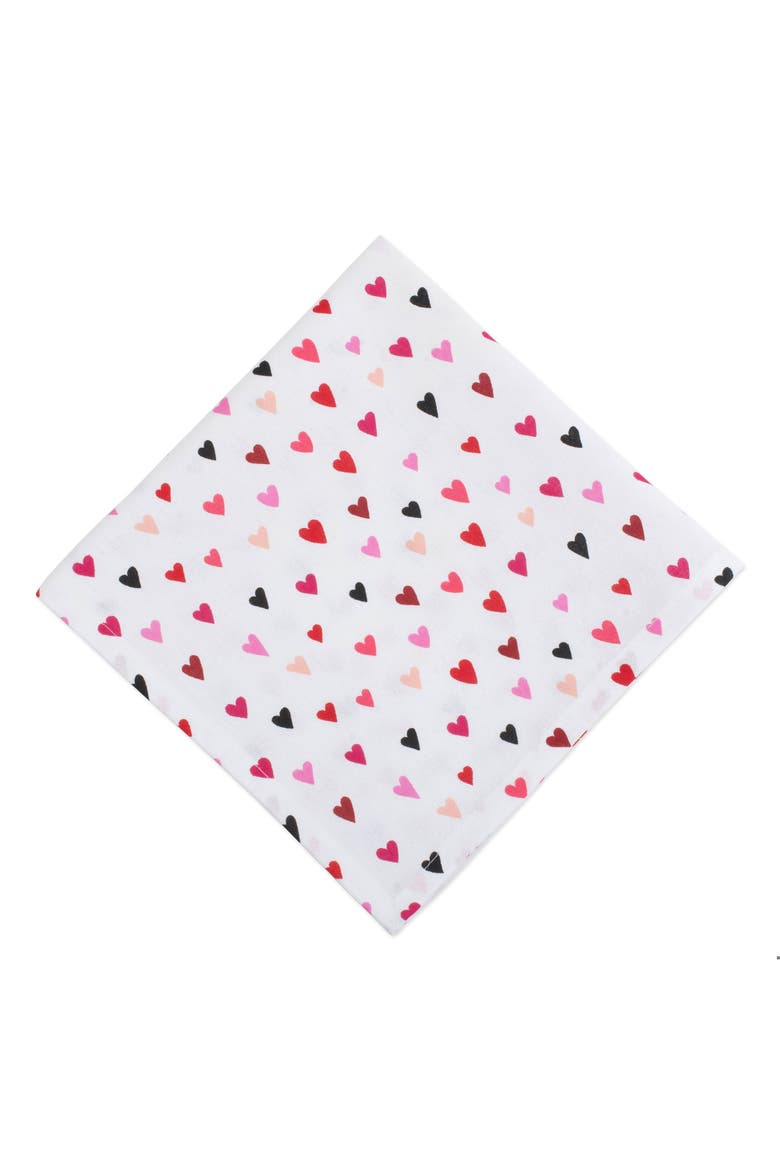 Confetti Hearts Print Napkin Set/6, Alternate, color, Confetti Hearts