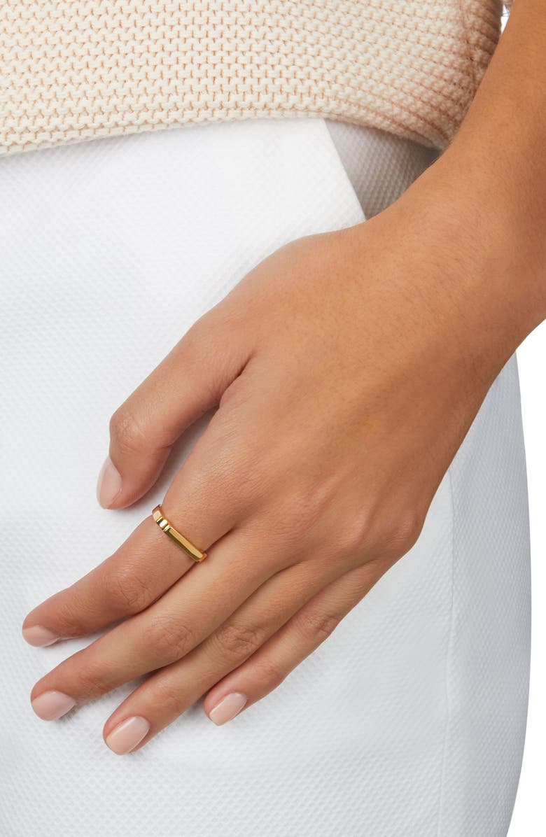 Monica Vinader Signature Ring, Alternate, color, Yellow Gold