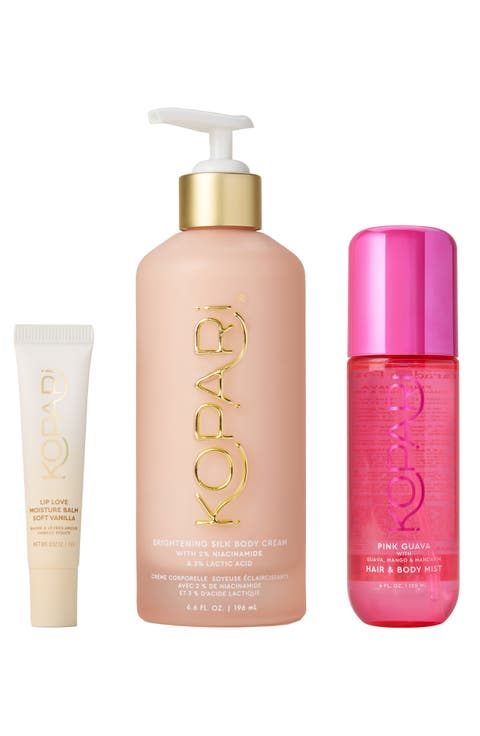 Glow Bright Body & Lip Set $101 Value