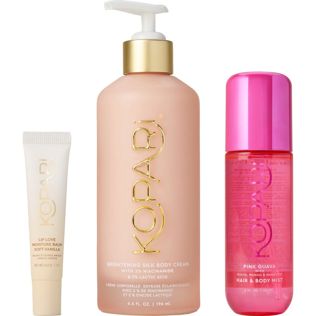 Kopari Glow Bright Body & Lip Set $101 Value In Transparent
