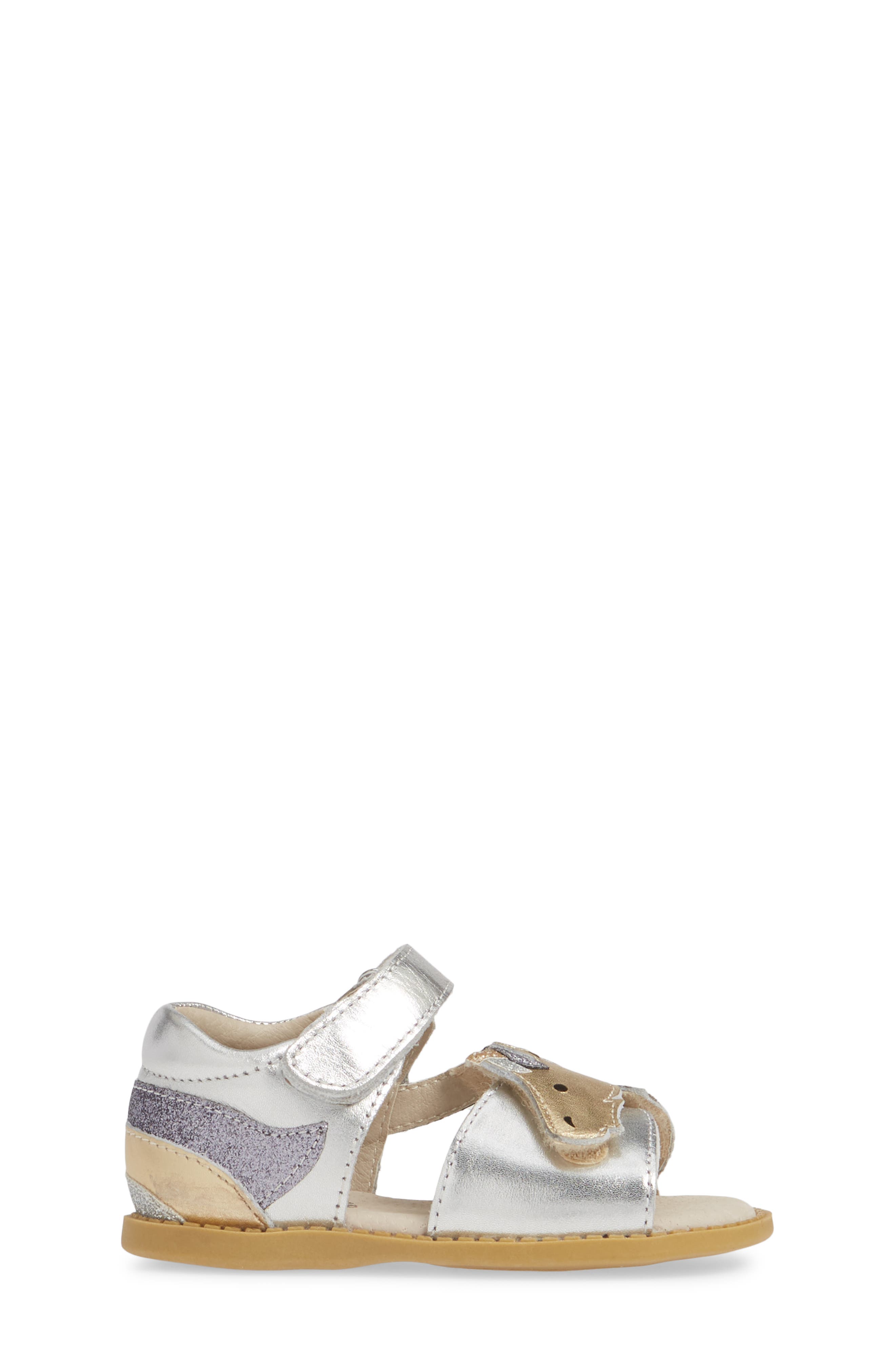 Livie & Luca Livie and Luca Unicorn Sandal, Alternate, color, 