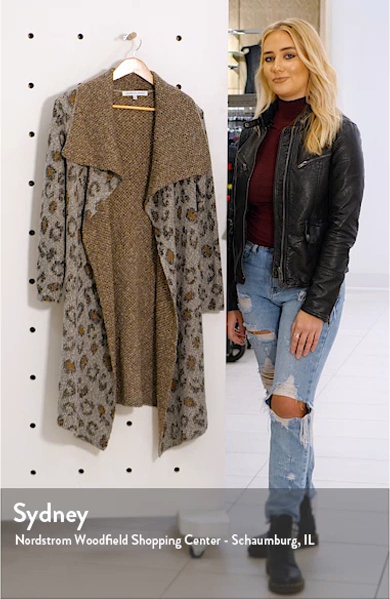 Mel Drape Longline Cardigan, sales video thumbnail