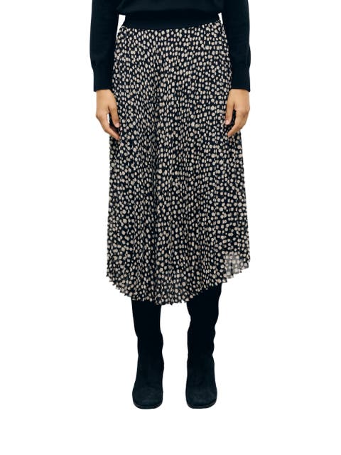 Tammy High-waist Pleated Midi Skirt