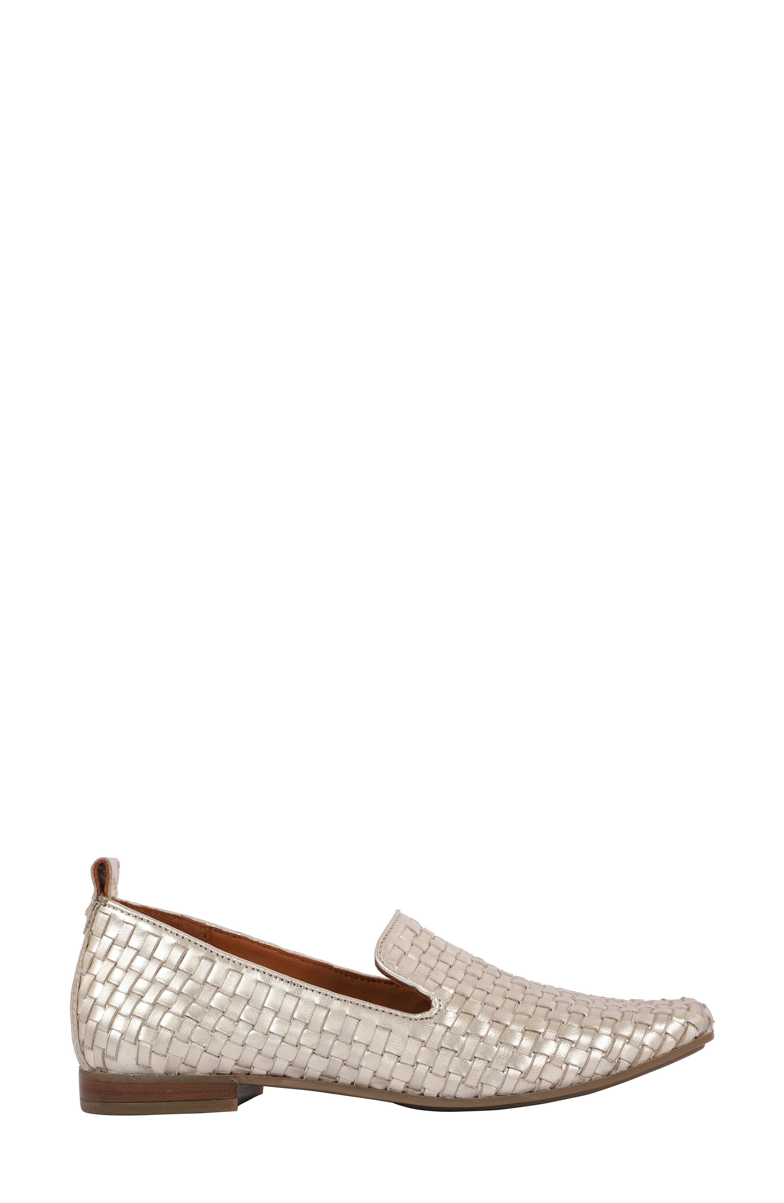 Gentle Souls Morgan Metallic Loafer, Alternate, color, Soft Gold