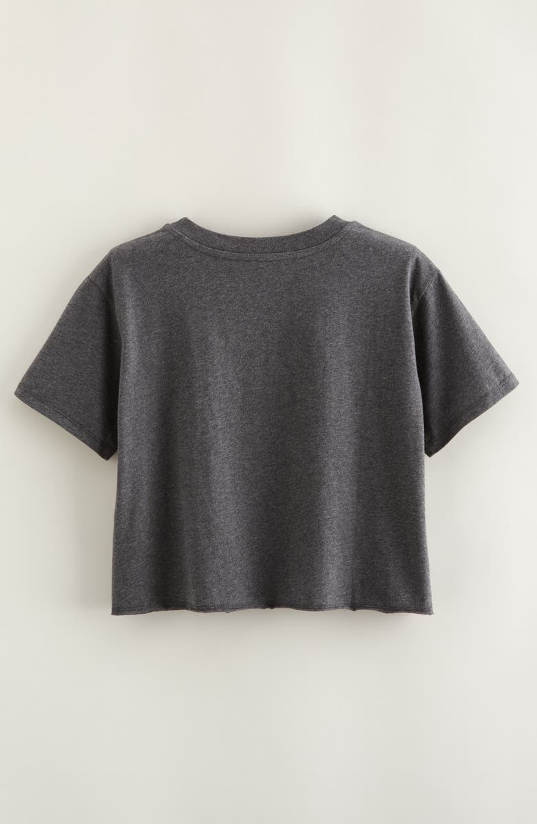 Treasure
Bond Kids
Crop Cotton Graphic T-Shirt, Alternate, color, Charcoal Heather Brooklyn