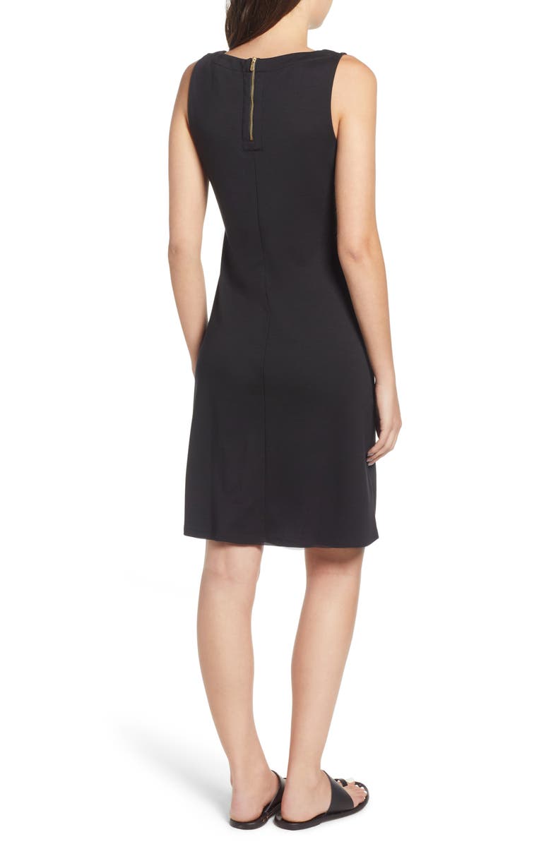 Tommy Bahama Drapey Ponte Sheath Dress, Alternate, color, 