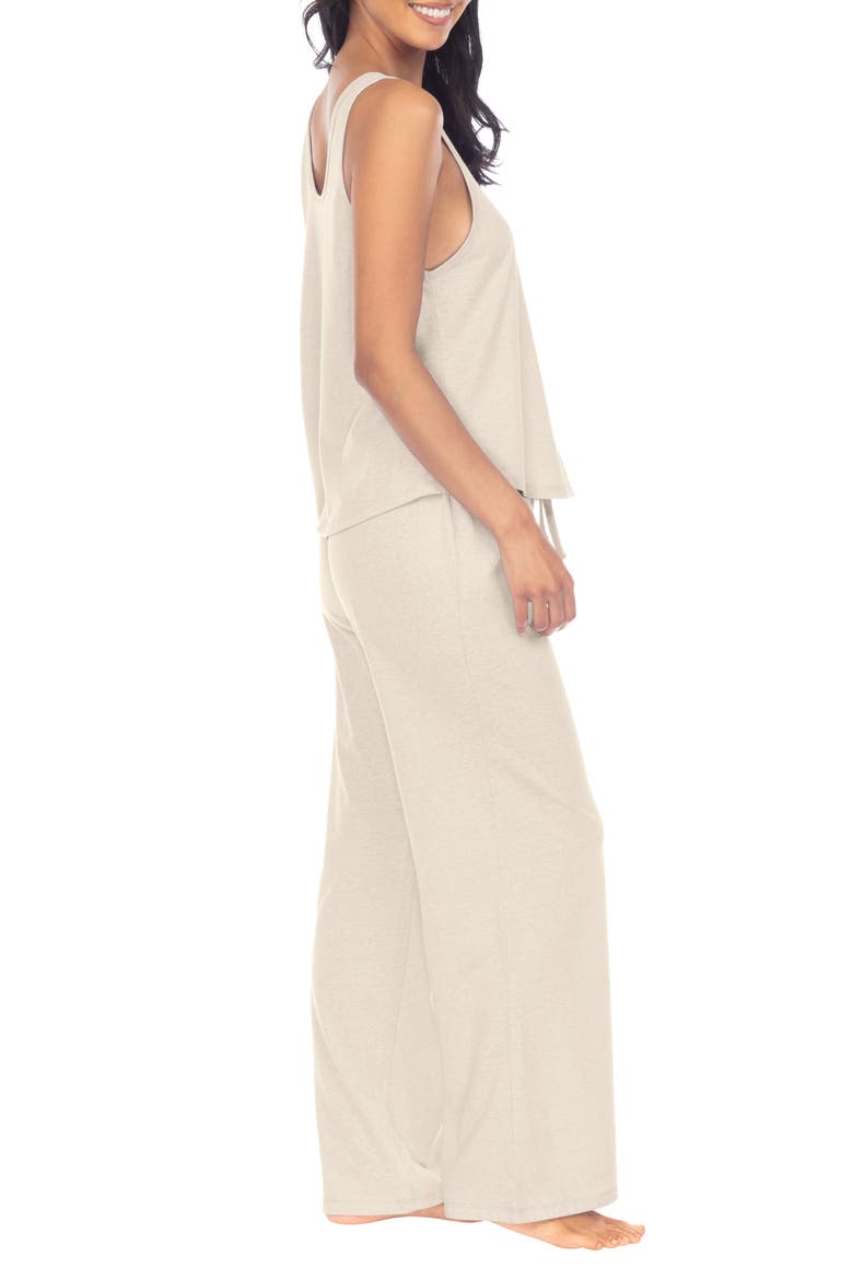 Clocked Out Tank Pajamas, Alternate, color, SERENE