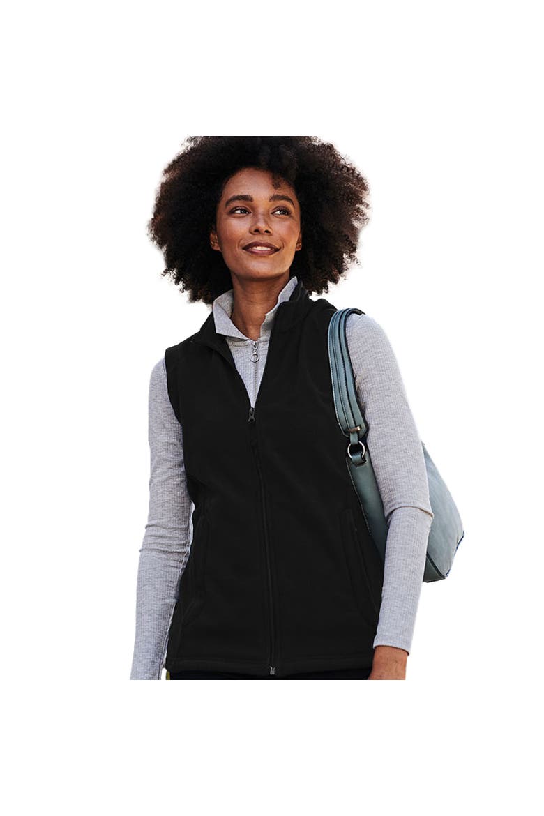 210 Series Microfleece Bodywarmer / Gilet, Alternate, color, Black