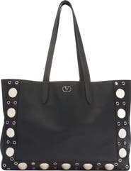 Valentino Garavani Nellcôte Stud Calfskin Tote