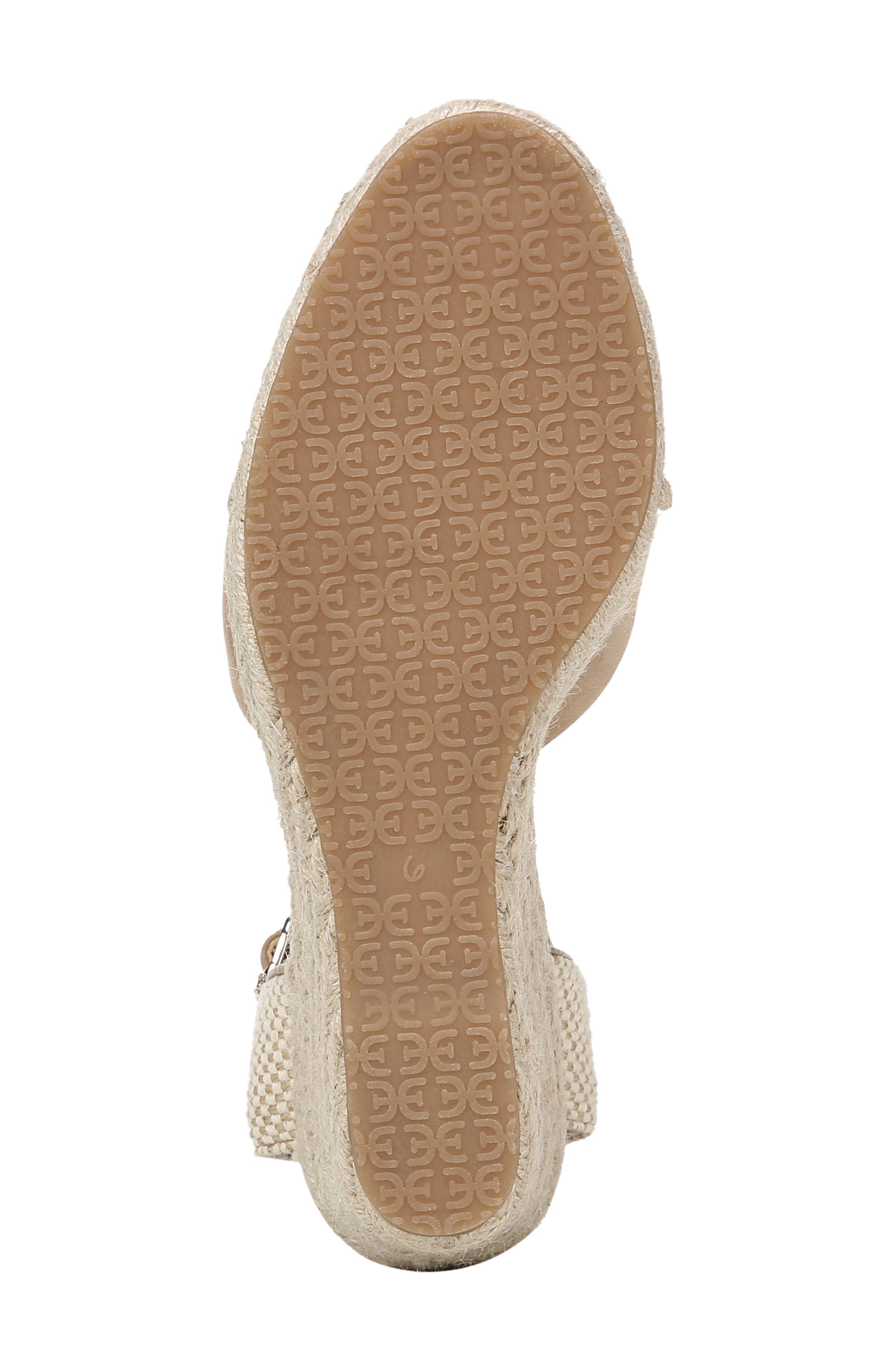 Payton Wedge Sandal, Alternate, color, OATMEAL SUEDE