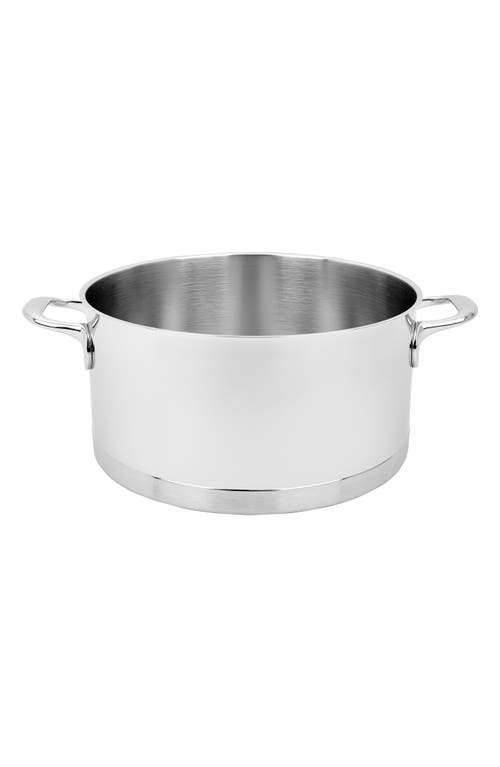 Demeyere Atlantis 8.9-quart Stainless Steel Dutch Oven In Silver