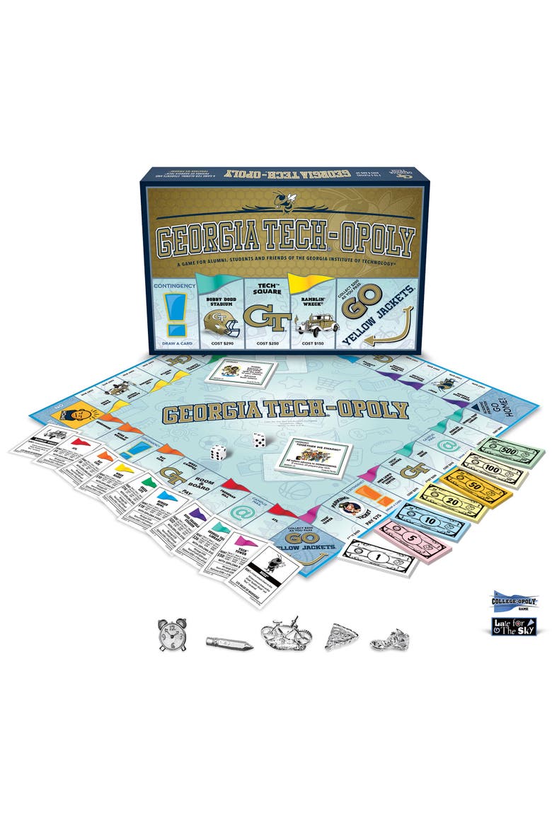 Georgia Tech-Opoly Monopoly Board Game, Alternate, color, Multicolored