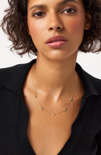 Heart Necklace - Lev Mini Station Necklace