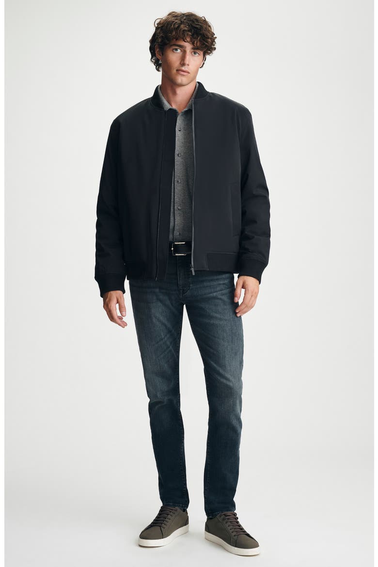 Bomber Jacket, Alternate, color, JET BLACK