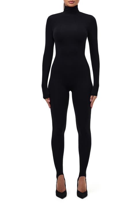 Long Sleeve Stirrup Jumpsuit