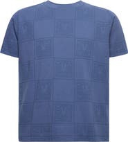 Psycho Bunny Kids' Gio Allover Logo Print Pima Cotton T-Shirt