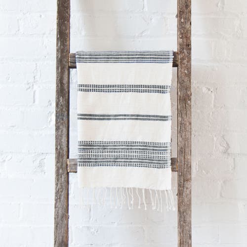 Creative Women Aden Cotton Hand Towel In Gray