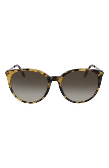 Lacoste 56mm Round Sunglasses In Multi