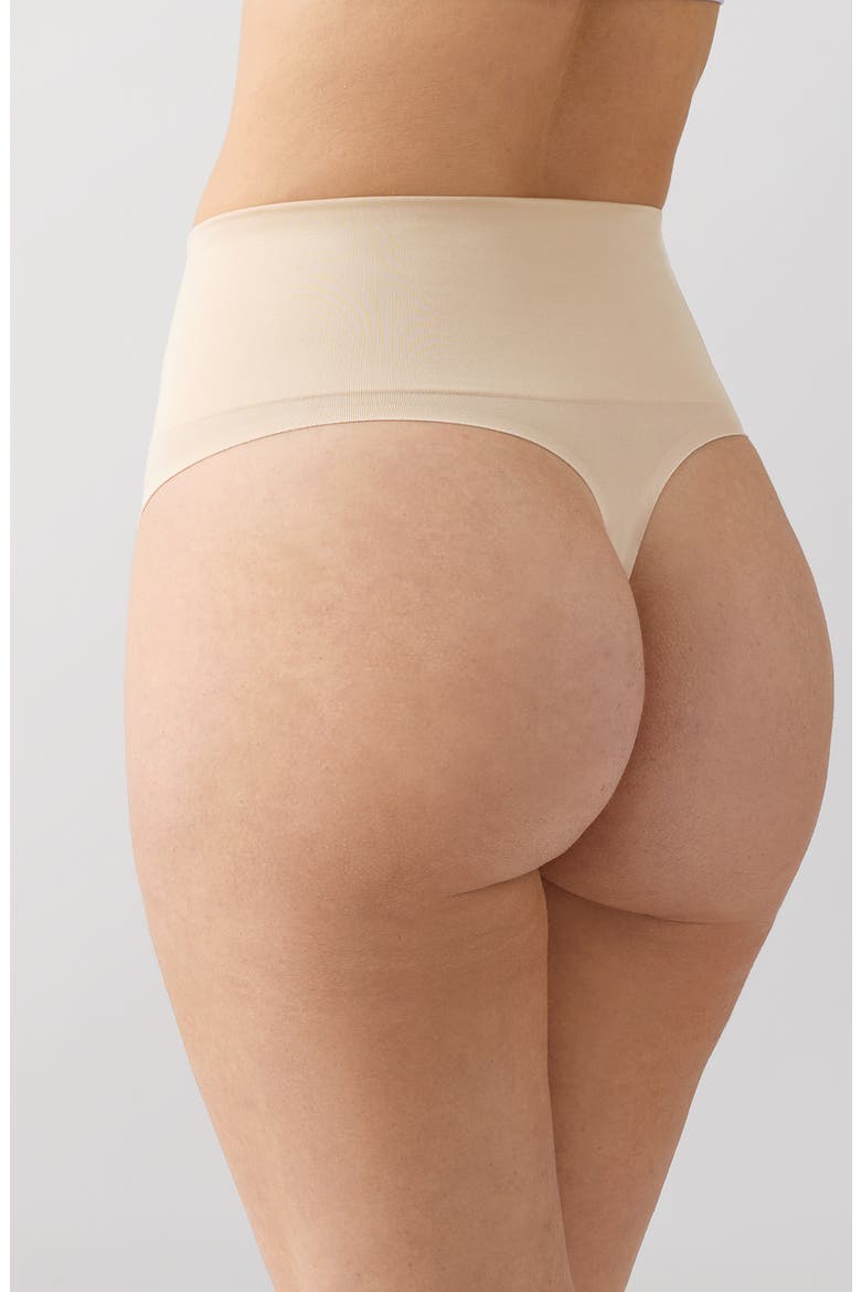 Smooth Series™ Shaping Thong, Alternate, color, SAND