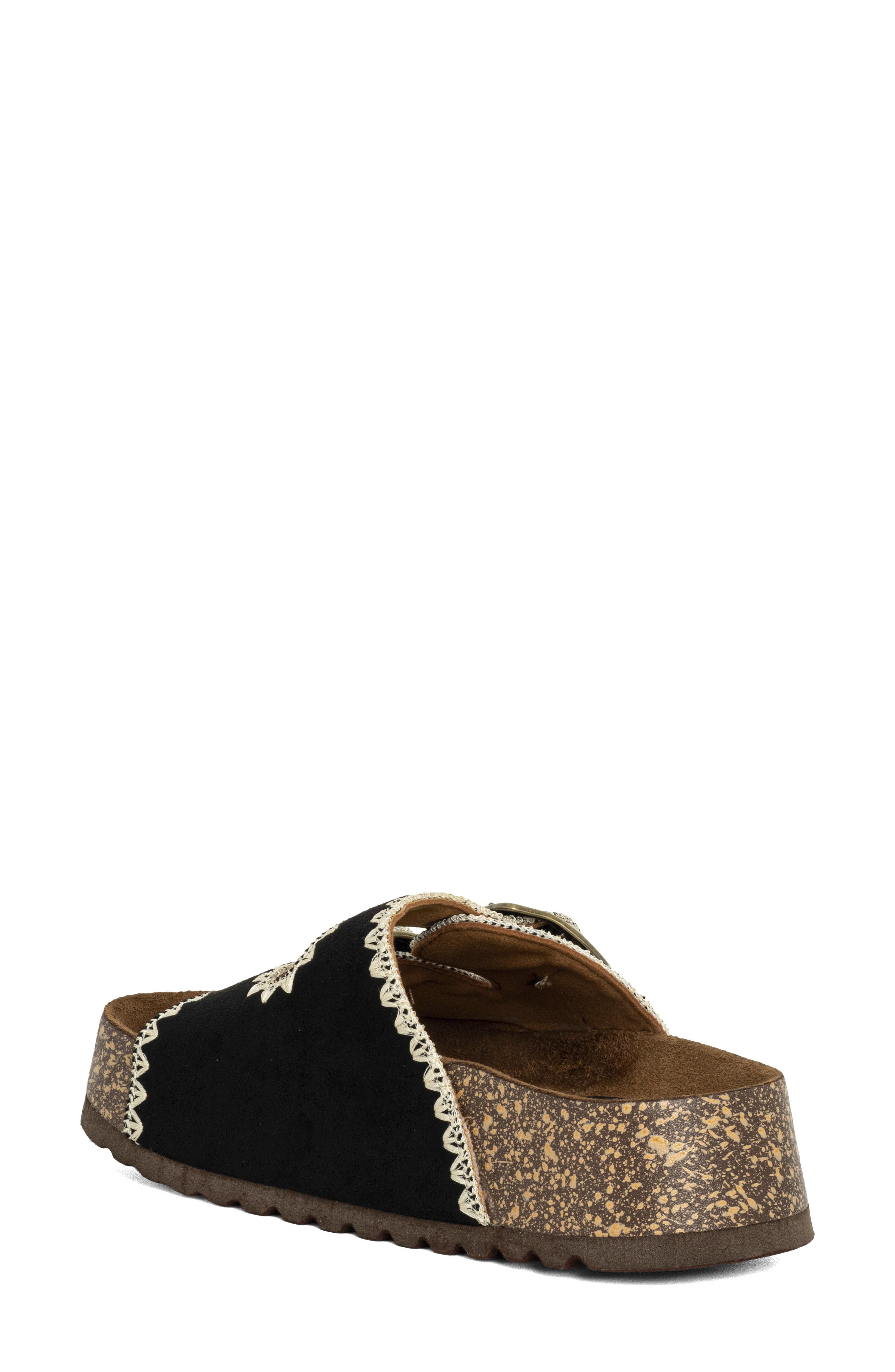 SHUSHOP Keya Slide Sandal, Alternate, color, Black