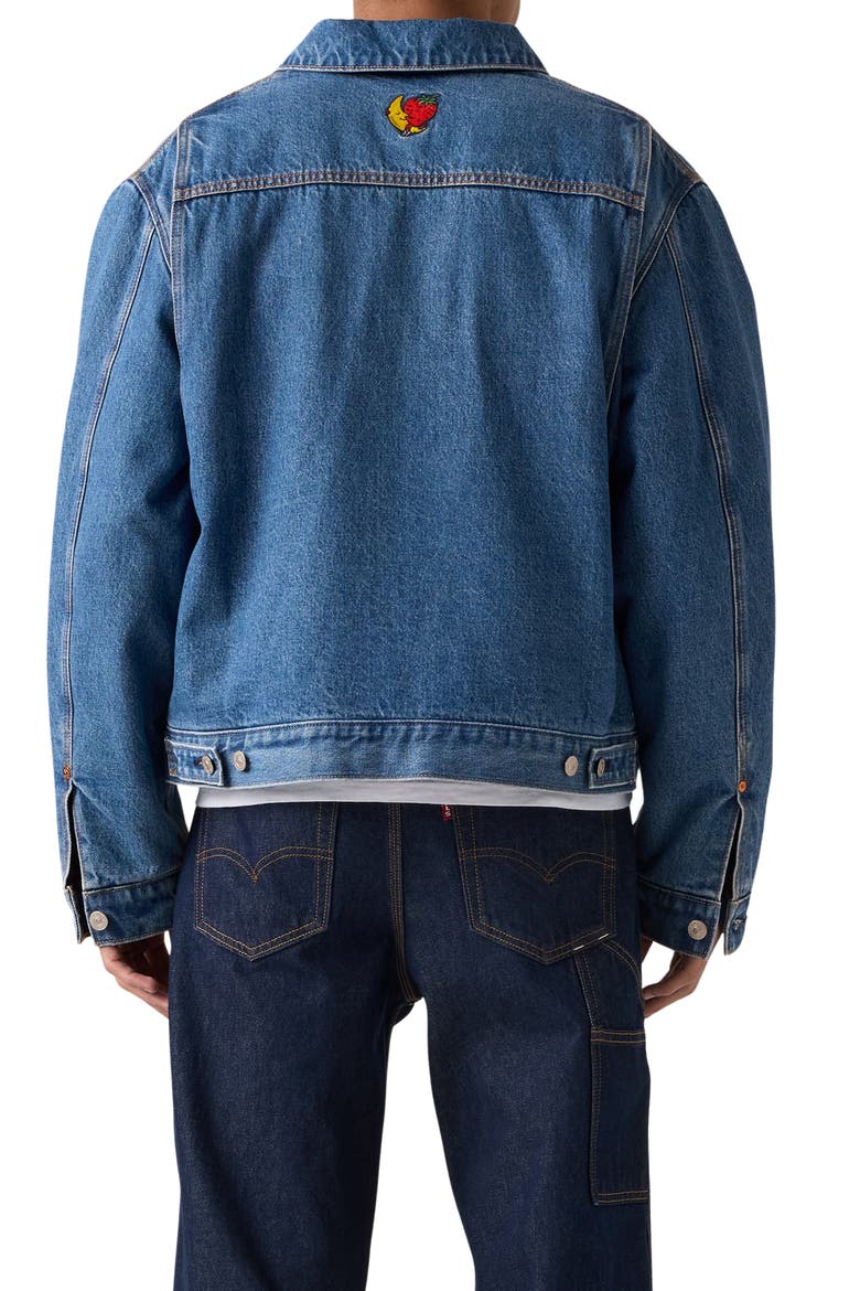 Trucker Zip Jacket, Alternate, color, X SHFU MID STONE