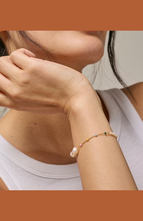 Enamel Copenhagen Lola Perla Bracelet In Gold