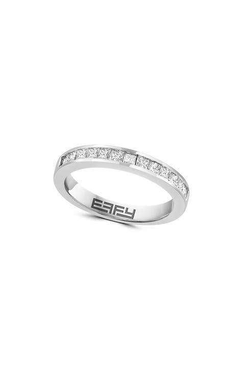 14K White Gold Diamond Ring - 0.61ct.