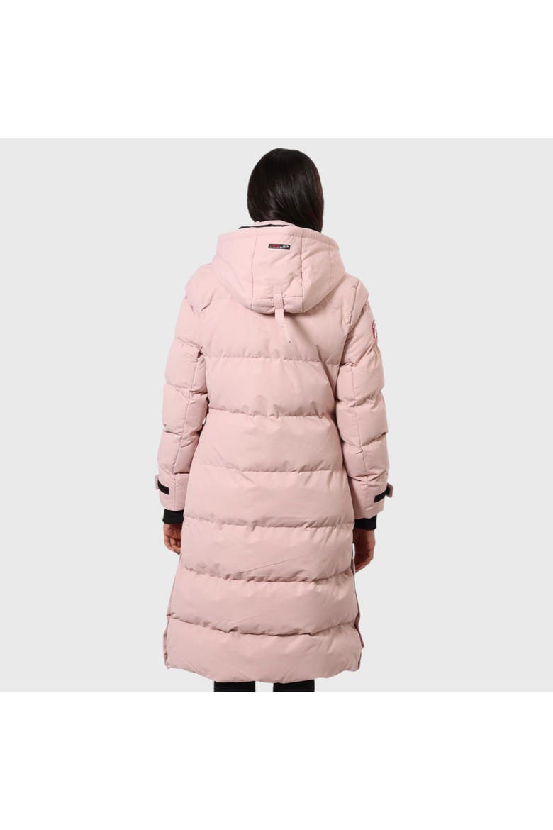 Quilted Maxi Long Jacket, Alternate, color, Pink