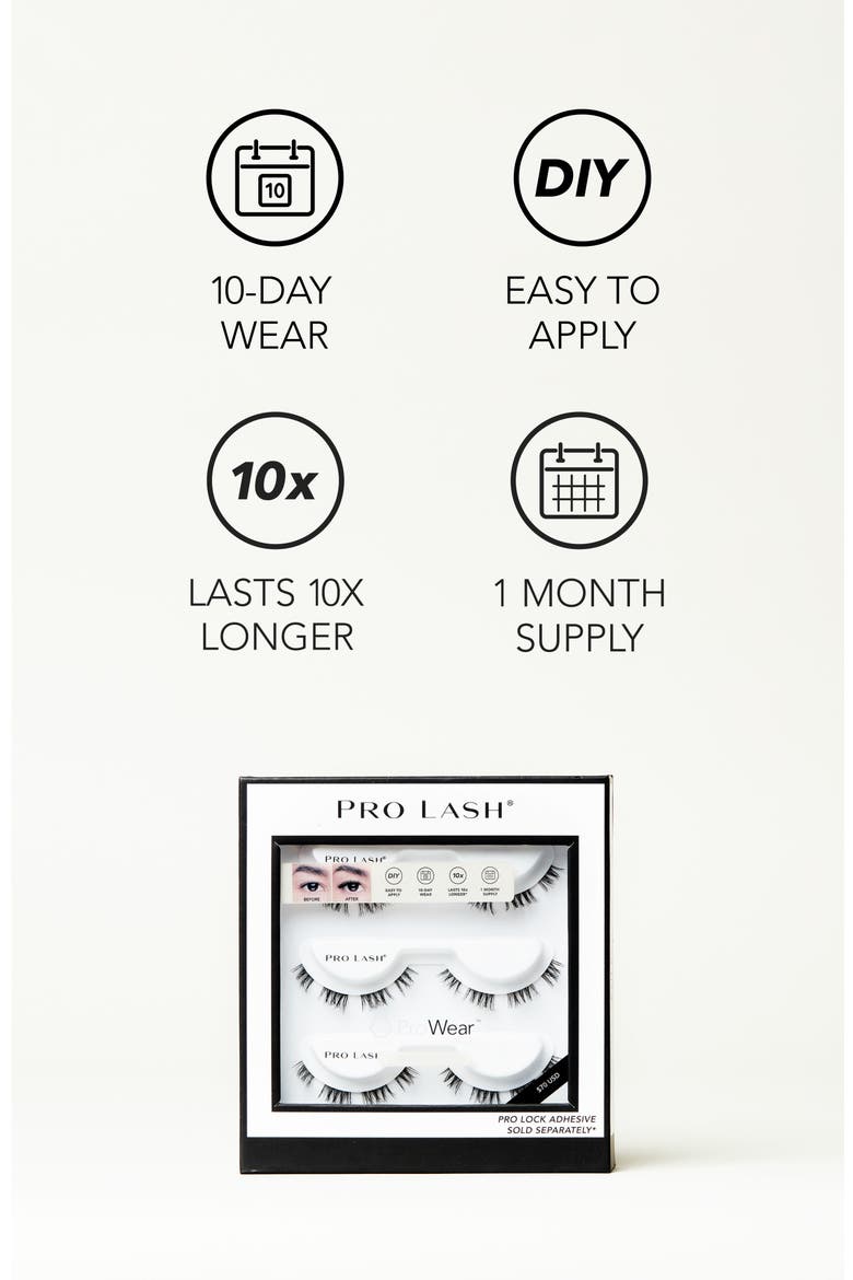 Volume Luxe Wispy Shorties No. 30 False Lashes, Alternate, color, BLACK