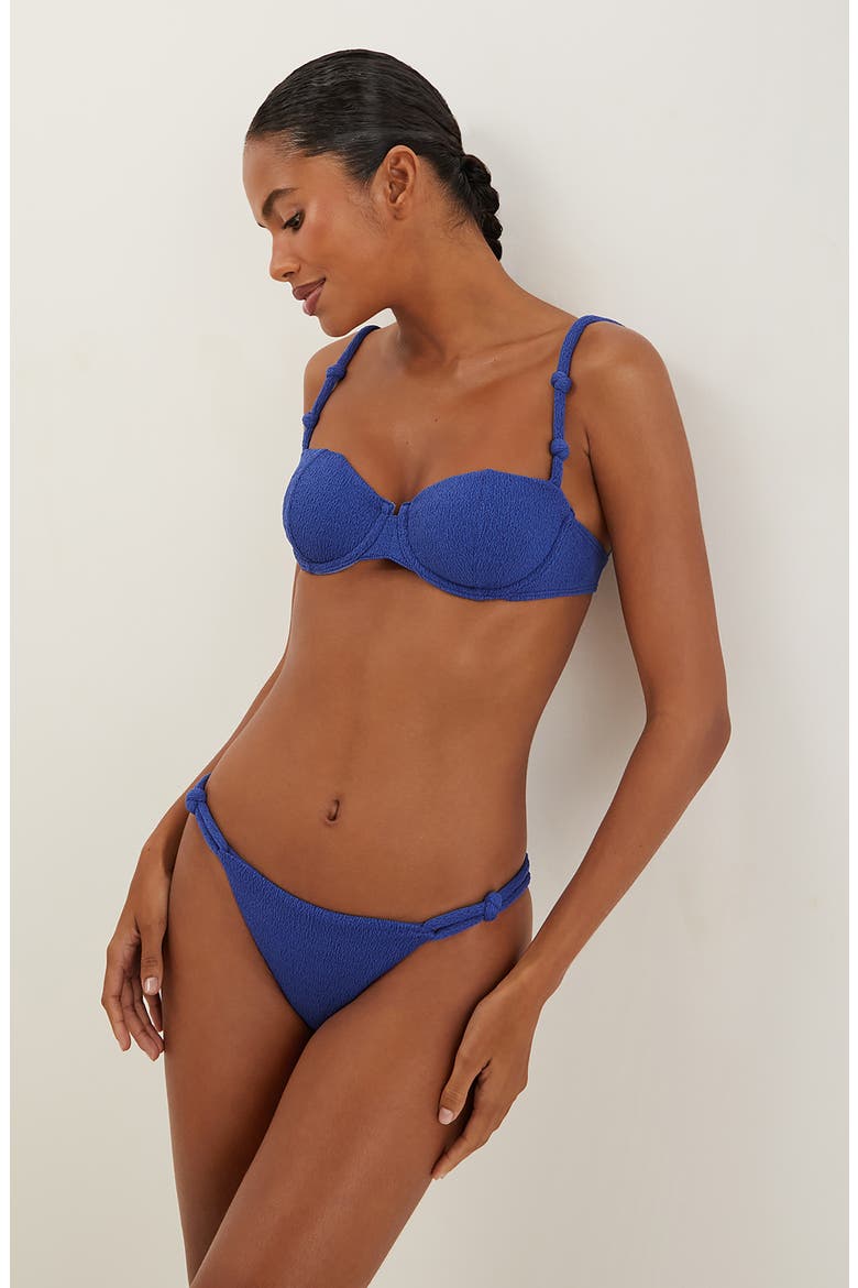 Firenze Edie Nissi Bikini Top, Alternate, color, BLUE