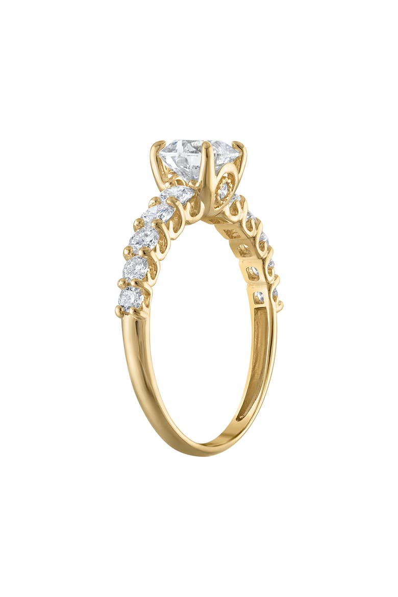14K Gold Lab Grown Diamond Ring, Alternate, color, YELLOW