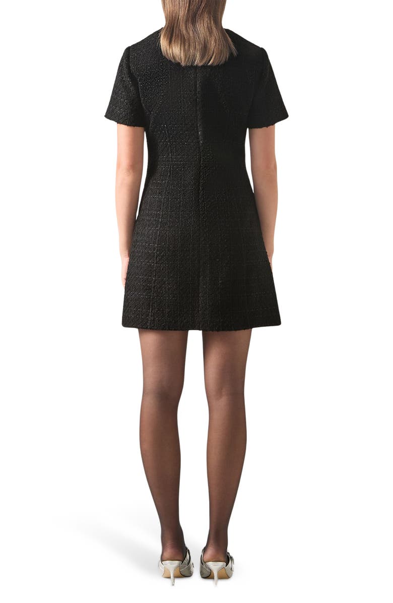 LK Bennett Zig Minidress, Alternate, color, Black