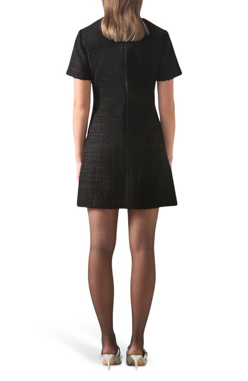Lk Bennett Zig Minidress In Black