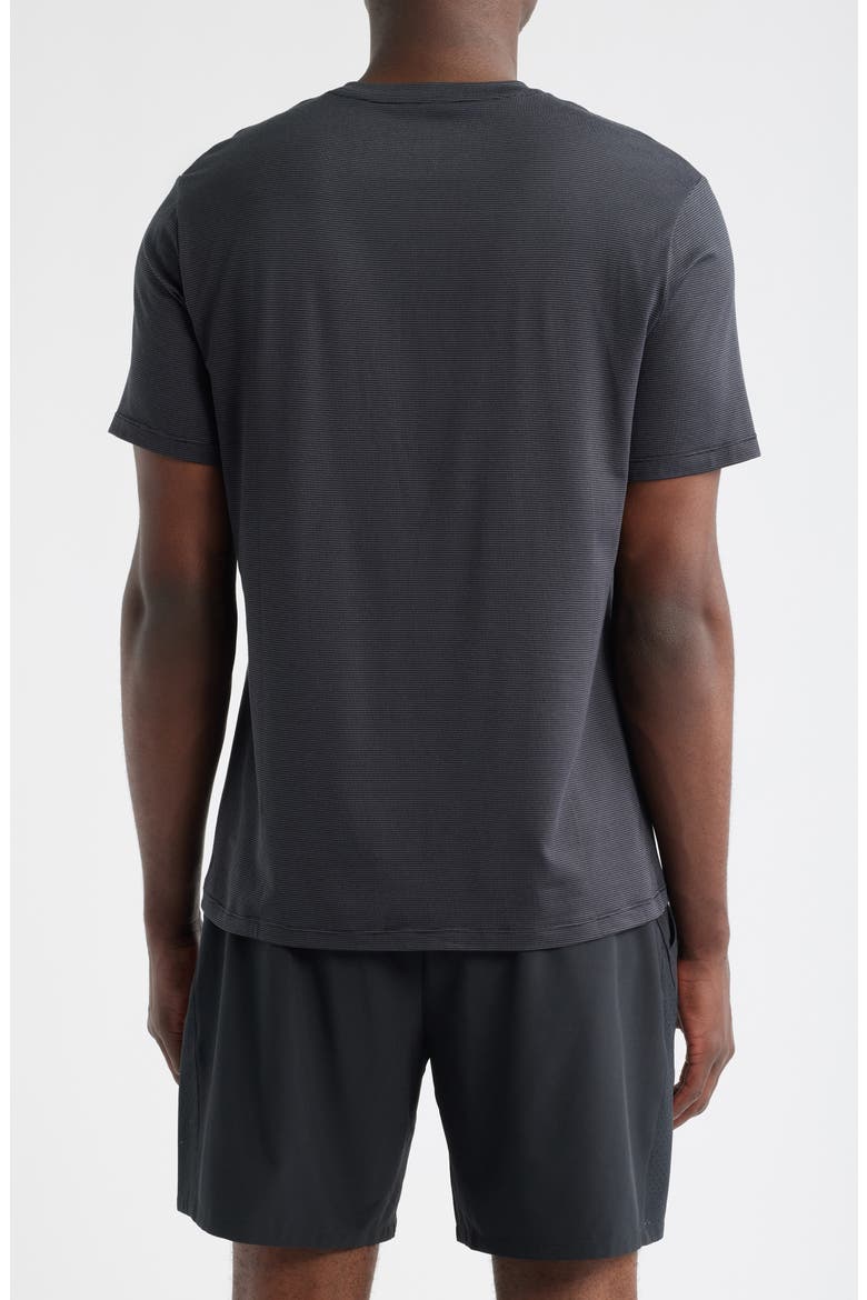 Dynamic Stripe T-Shirt, Alternate, color, BLACK CAVIAR STRIPE