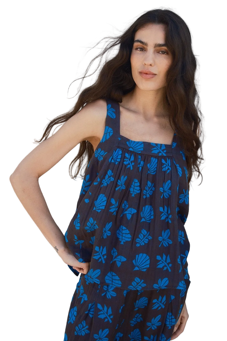 Quincy Square Neck Tank, Main, color, Java
